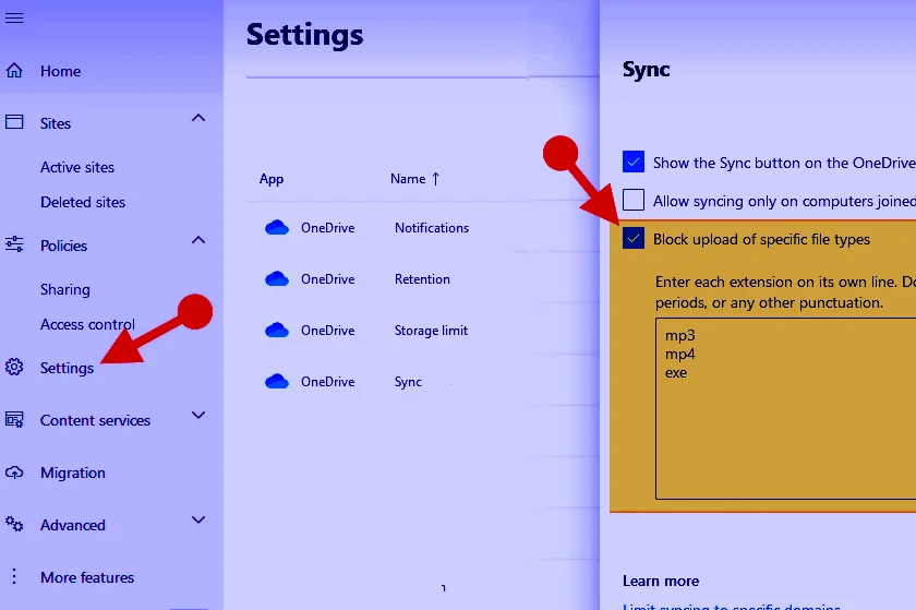 OneDrive para Empresas: como bloquear a sincronização