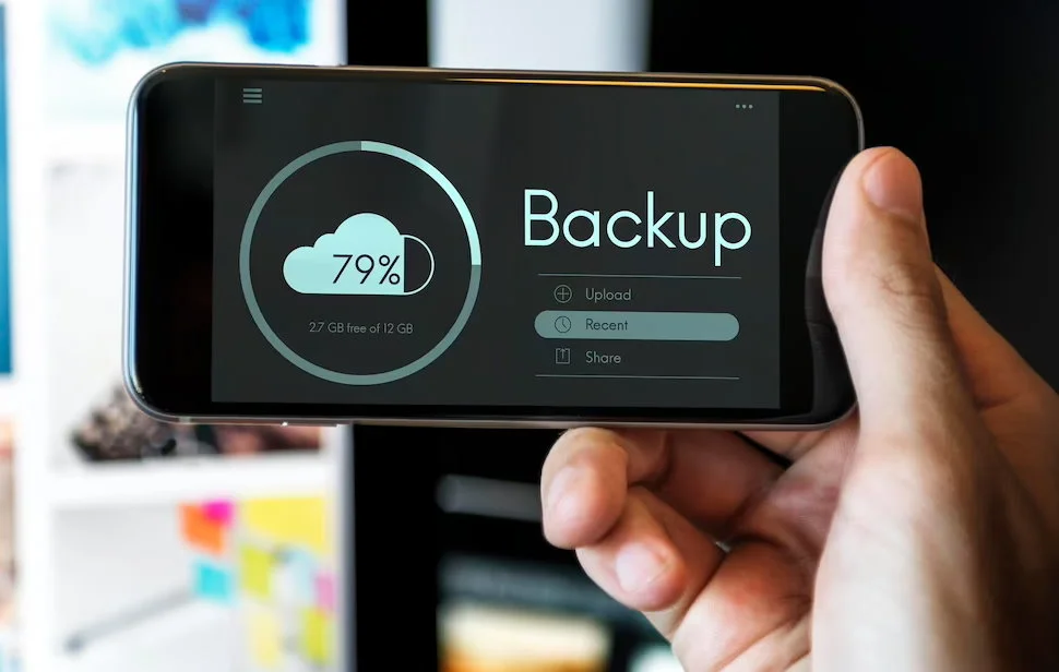 Fazer backup para transferir dados do celular