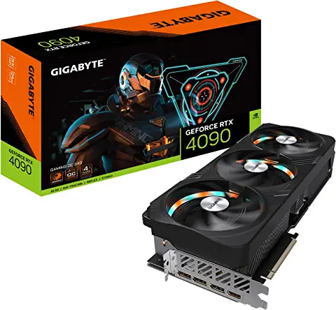 Gigabyte Placa gráfica GeForce RTX 4090 Gaming OC 24G, 3 ventiladores WINDFORCE, placa de vídeo 24GB 384-bit GDDR6X, GV-N4090GAMING OC-24GD