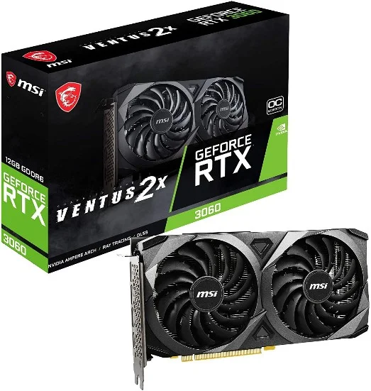 Placa de Vídeo Gaming GeForce RTX 3060 12GB