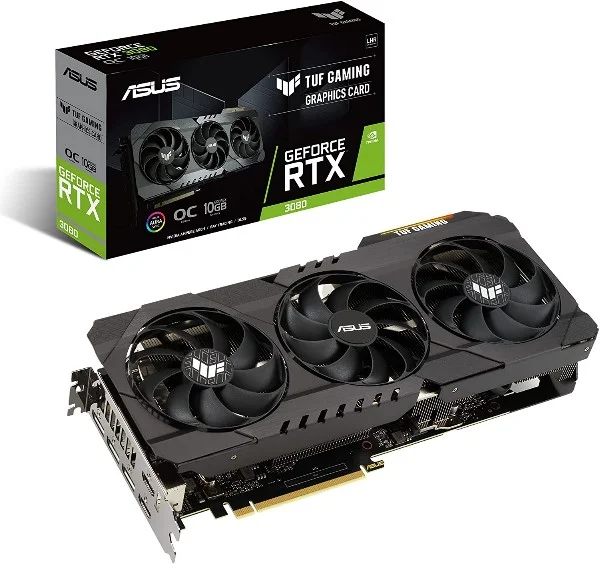 Placa de Vídeo ASUS GEFORCE RTX 3080 OC TUF Gaming