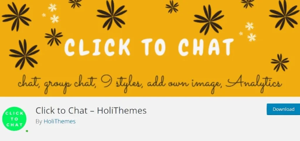 Click to Chat – HoliThemes