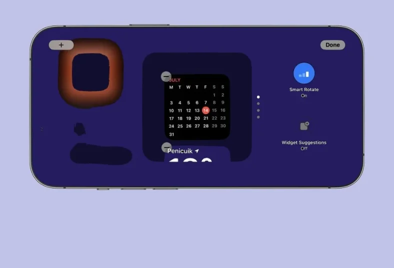 personalizar widgets no modo de espera no iPhone