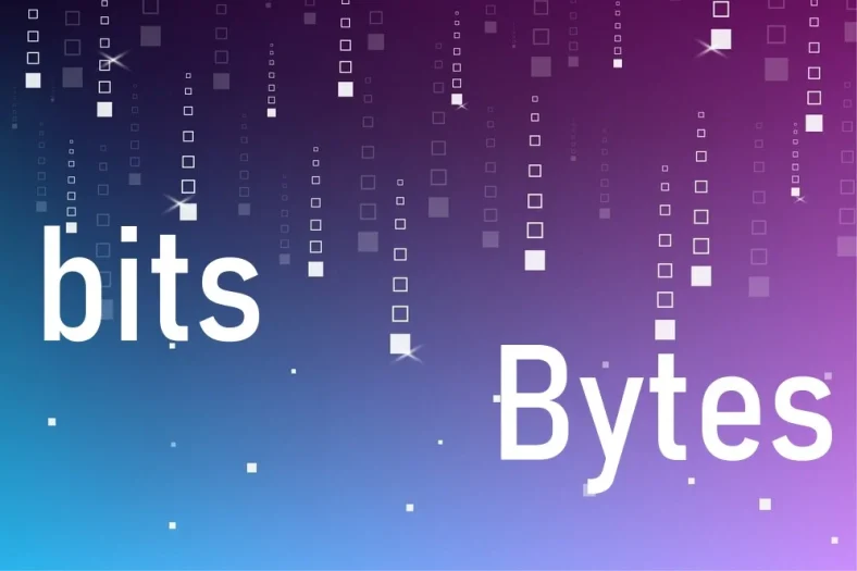 diferença entre bit e byte