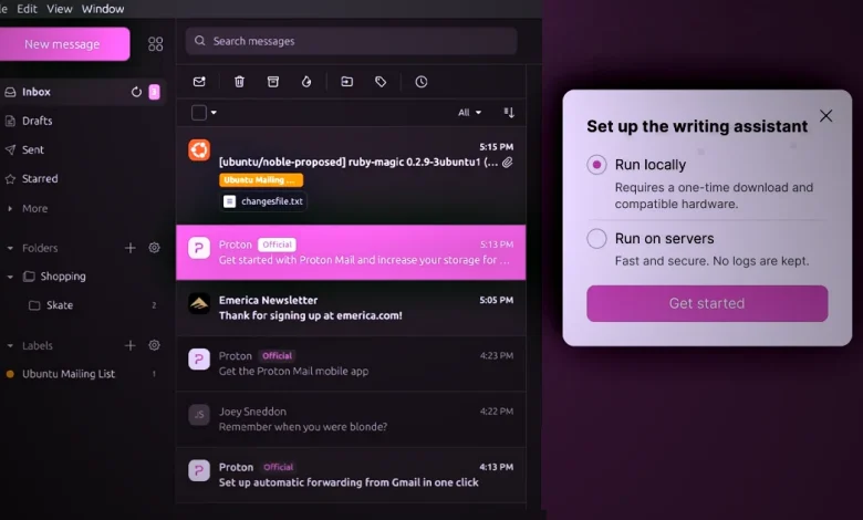 Proton Mail quer escrever seus e-mails