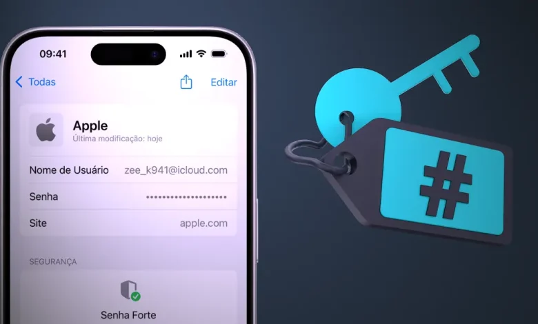 encontrar suas senhas no iPhone iOS 18