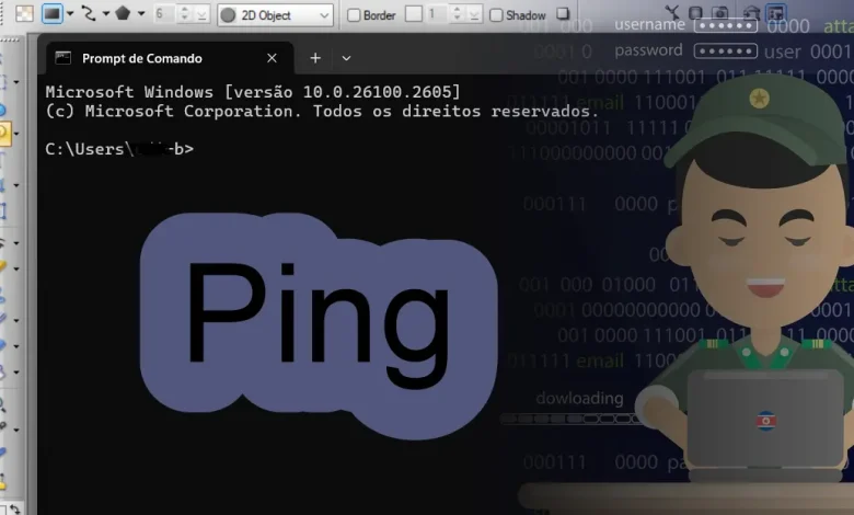 testar sua rede ou servidor usando Ping