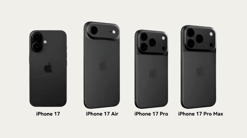 Linha do iPhone 17