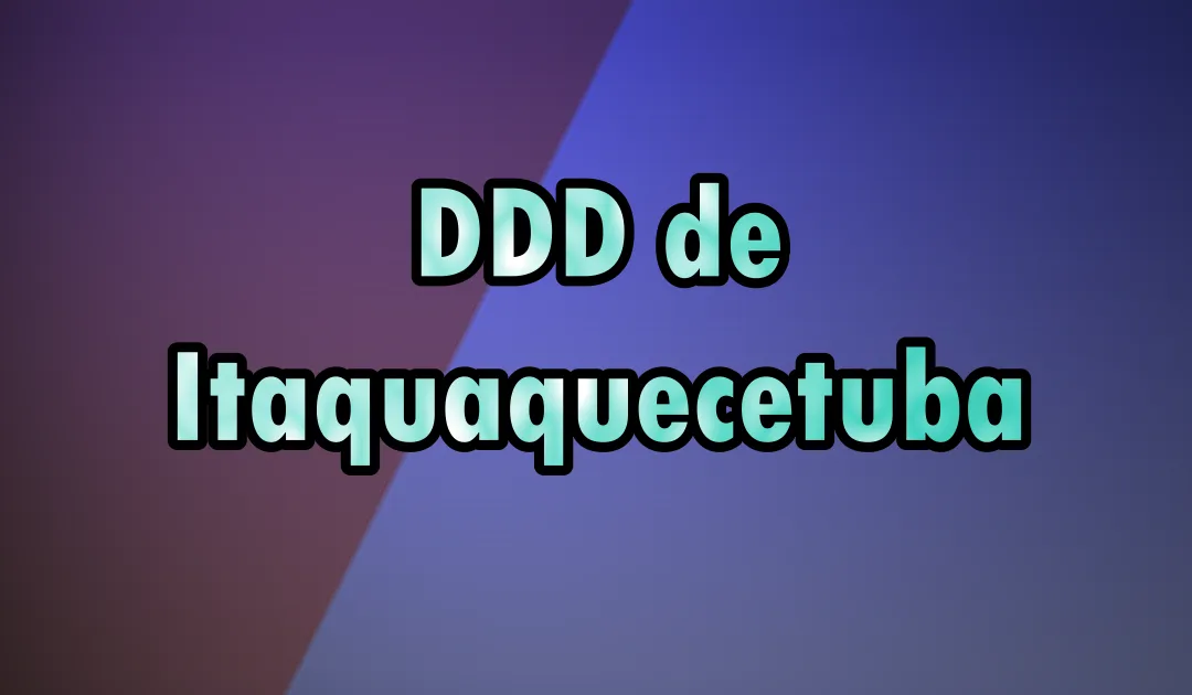 DDD de Itaquaquecetuba - SP