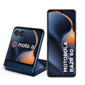 Smartphone Motorola Razr 60-256GB 12GB Tela dobrável 6,9 - Azul Marinho