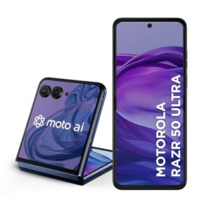Smartphone Motorola Razr 50 Ultra - 512GB 12GB Tela dobrável 6,9 pOLED Blue