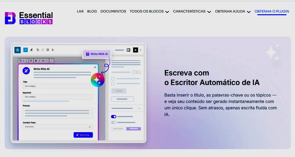 Essential Blocks é o Melhor Plugin Para Criar Blocos Interativos no WordPress